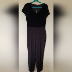 White House Black Market WHBM Women's Black Jumpsuit Size 6